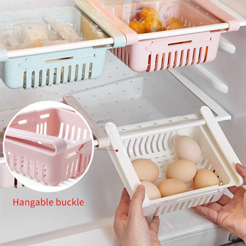 Kitchen Storage Refrigerator Partition Storage Rack - Image 3