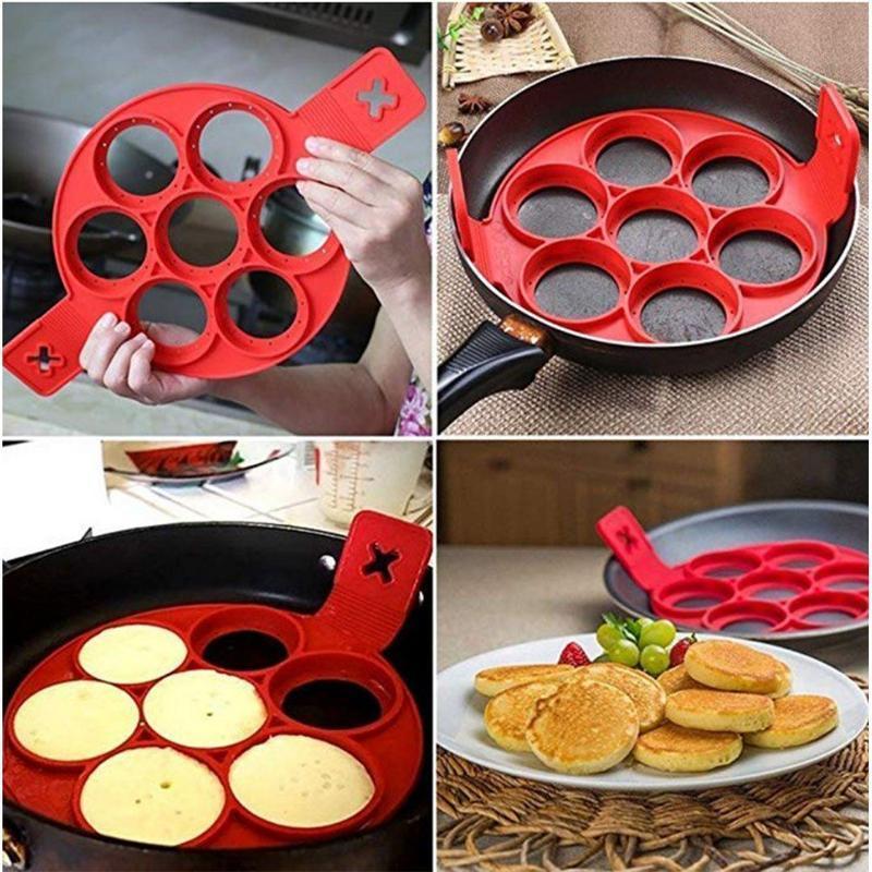 Non-stick Silicone Pancake Mold Ring - Image 6
