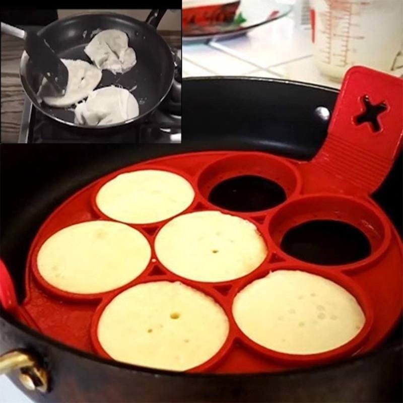 Non-stick Silicone Pancake Mold Ring - Image 3