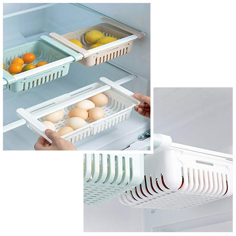 Kitchen Storage Refrigerator Partition Storage Rack - Image 6