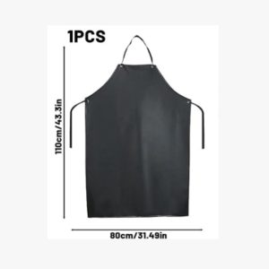 Heavy-Duty PVC Apron Compatible for Home Cleaning, Pet Care & Work - Multi-Purpose Durable Apron with 3 Styles (Designs) - Easy-Clean Cover for Shop Use, DIY & Professional Tasks